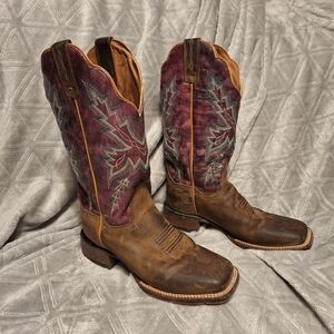 8 1/2 M Dan Post Pasadena Square Toe Western Boots